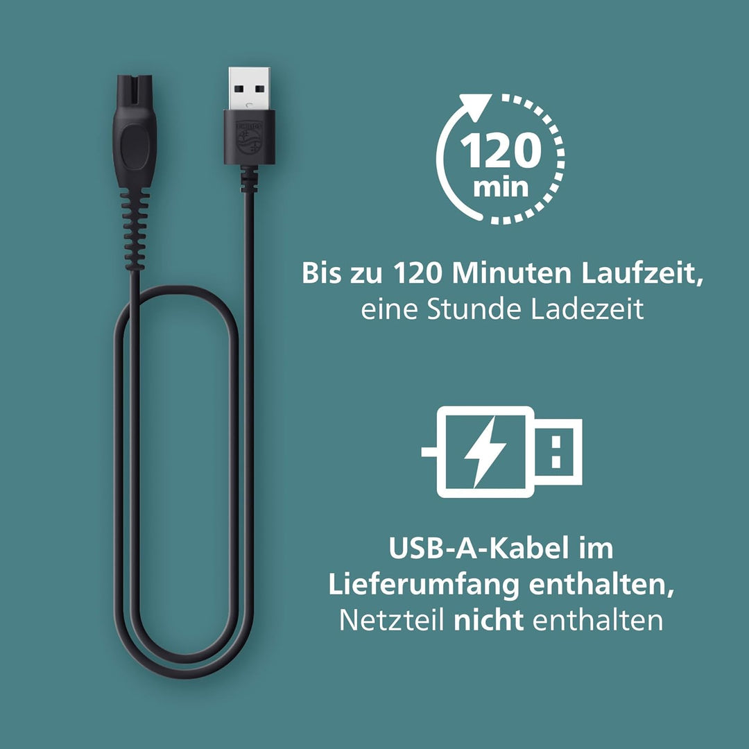 Philips Body Groomer 7000 Series - Trimmer für Herren mit 2D-Flexkopf, Triple Protect Shave System,