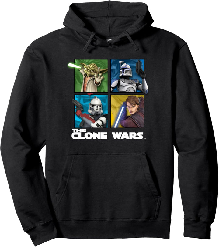 Star Wars The Clone Wars Warriors Box Up Pullover Hoodie