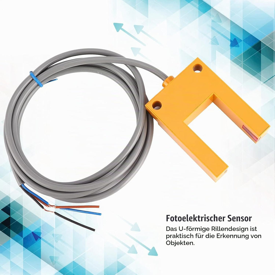 E3S-GS30B4 3-Draht-Photoelektrische Schalternuten Typ PNP NO Photoelektrischer Schaltersensor DC10‑3