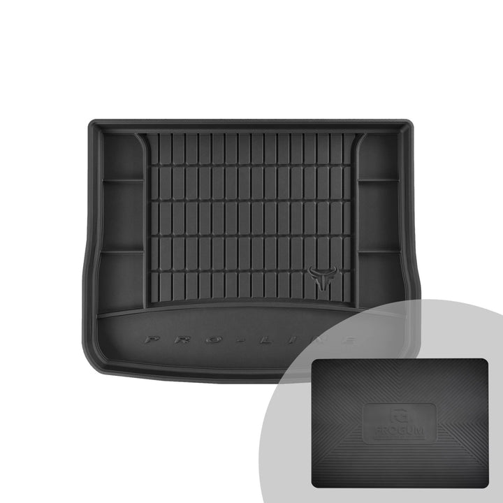 FROGUM ProLine 3D Gummimatte Exklusive Auto Kofferraummatte Kofferraumwanne für Volkswagen Tiguan I