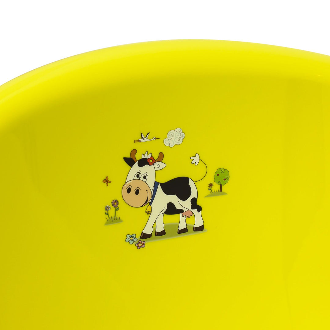 keeeper Funny Farm Ergonomische Babywanne, Ab 0 bis ca. 12 Monate, 100 cm, Wiktoria, Grün 100 cm Grü