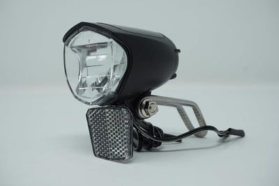 CBK-MS LED Fahrrad Frontscheinwerfer 75 Lux Fahrradlicht vorne mit Standlicht und Einschaltautomatic