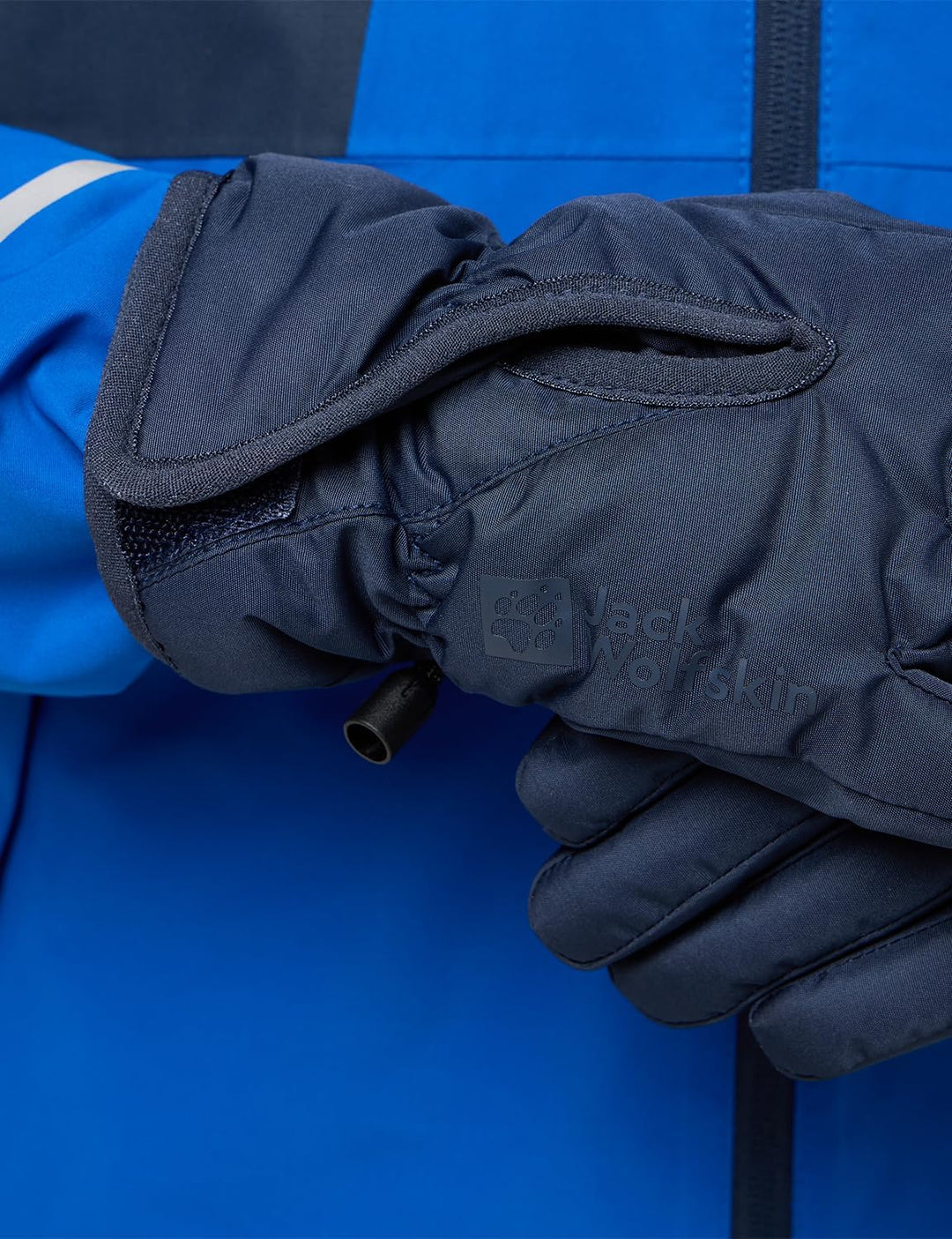 Jack Wolfskin Kinder Easy Entry Glove K Handschuh 140 night blue, 140 night blue
