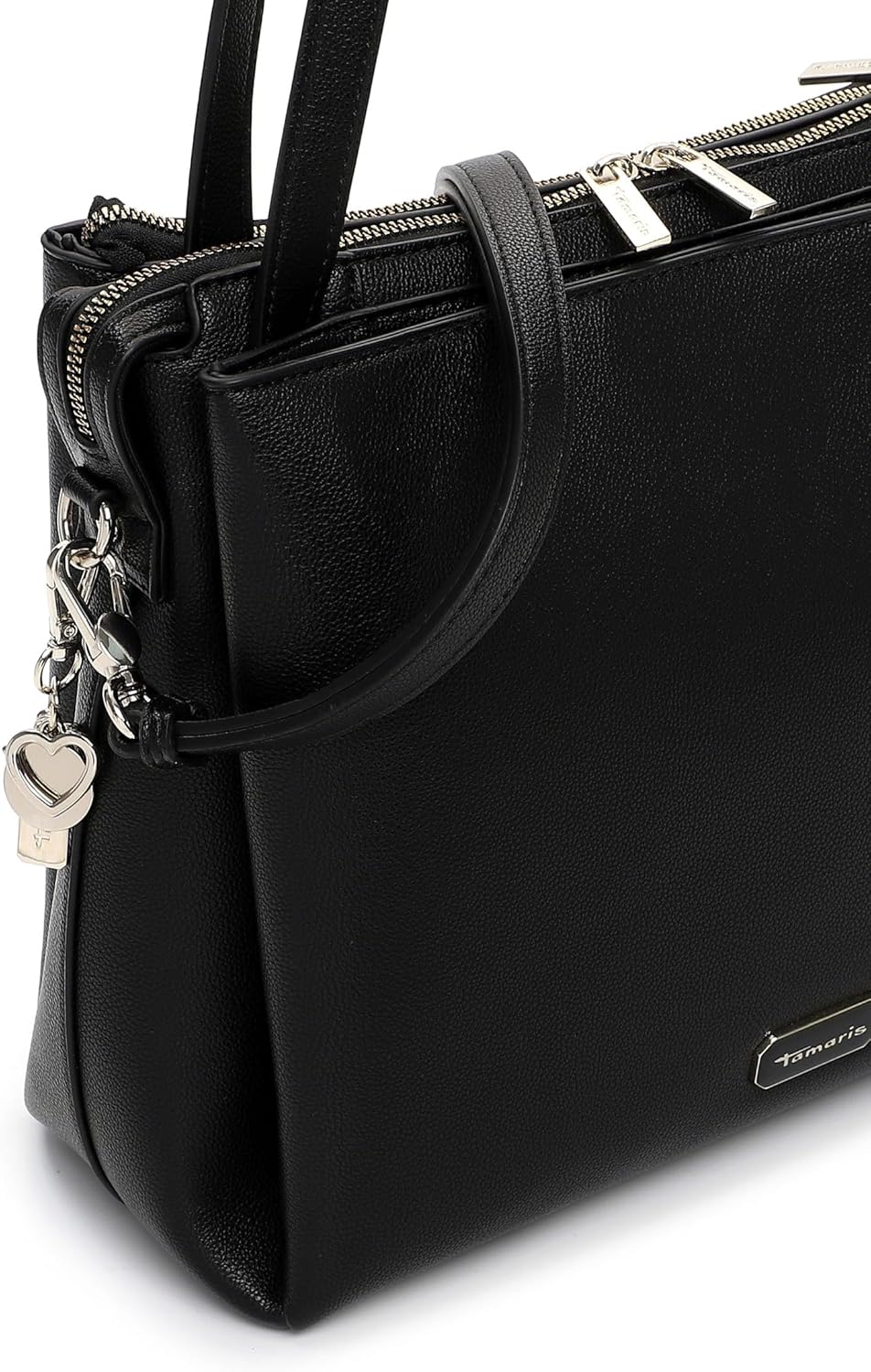 Tamaris Shopper TAS Katharina 34235 Damen Handtaschen Uni Schwarz M, Schwarz M