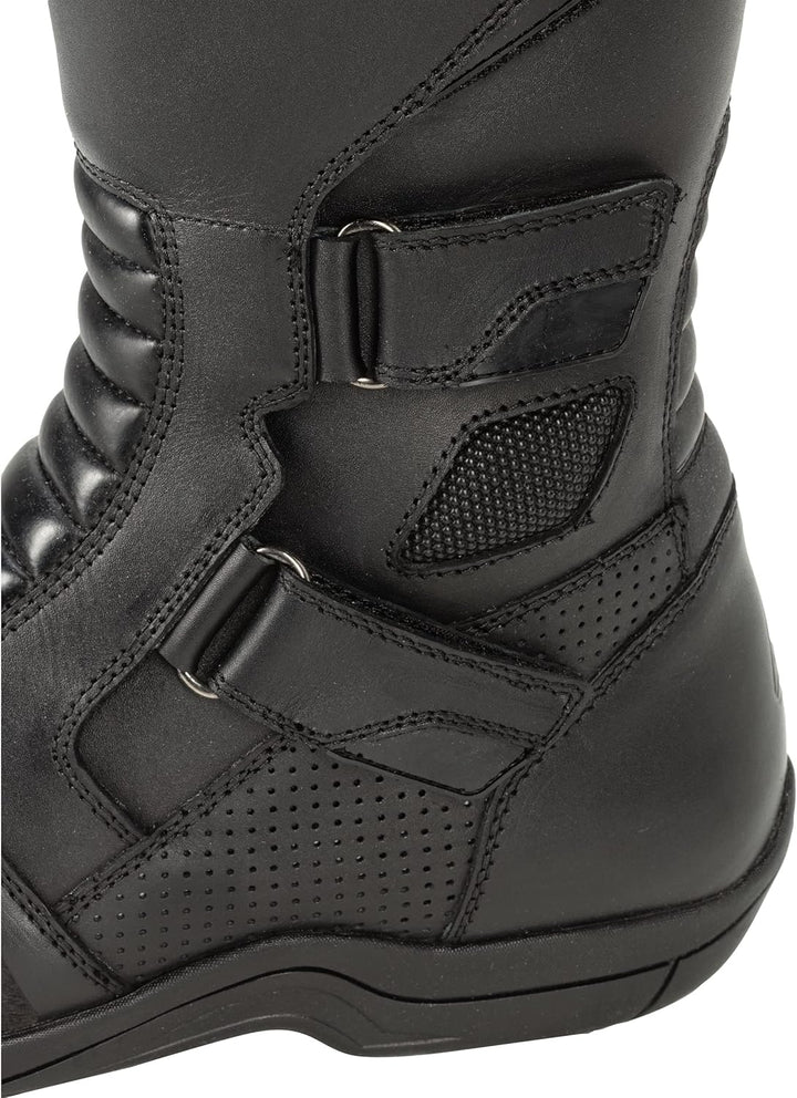 Lucania WP Motorradstiefel Lang Wasserdicht &amp; Atmungsaktiv Rindsleder Komfort &amp; Schutz, 41 EU