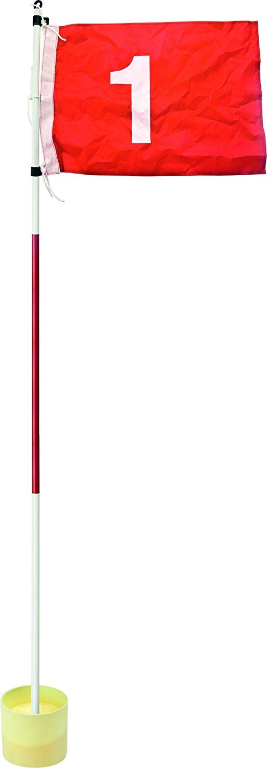Longridge - Hinterhof-Golf-Fahnenstock (6ft) 1 Einheitsgrösse, 1 Einheitsgrösse