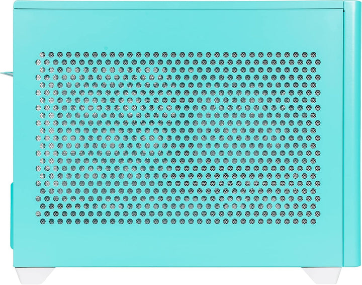 Cooler Master MasterBox NR200P Mini-ITX-PC-Gehäuse – Seitenteil aus gehärtetem Glas, hervorragende K