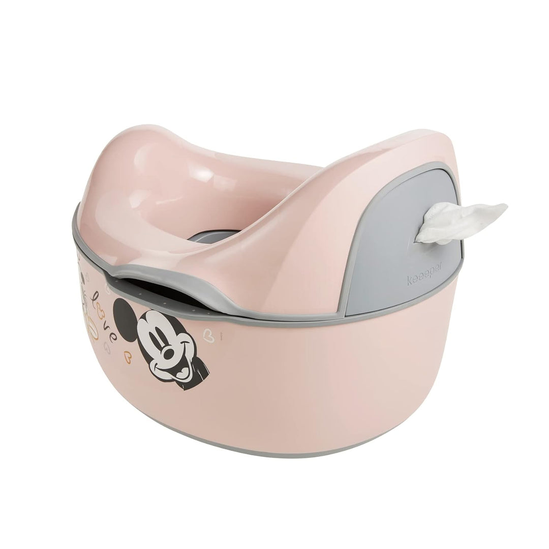 keeeper Minnie Babytopf deluxe 4in1, Töpfchen + Toilettensitz + Hocker + Feuchttuchspender, Ab ca. 1