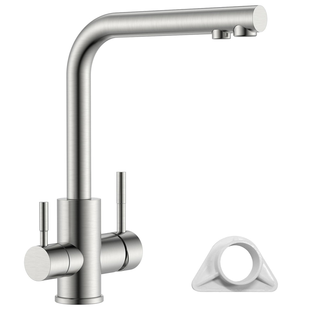 APPASO 3 Wege Wasserhahn, Küchenarmatur 3 Wege, 3 in 1 Mischbatterie Küche für Wasserfilter, Drei We