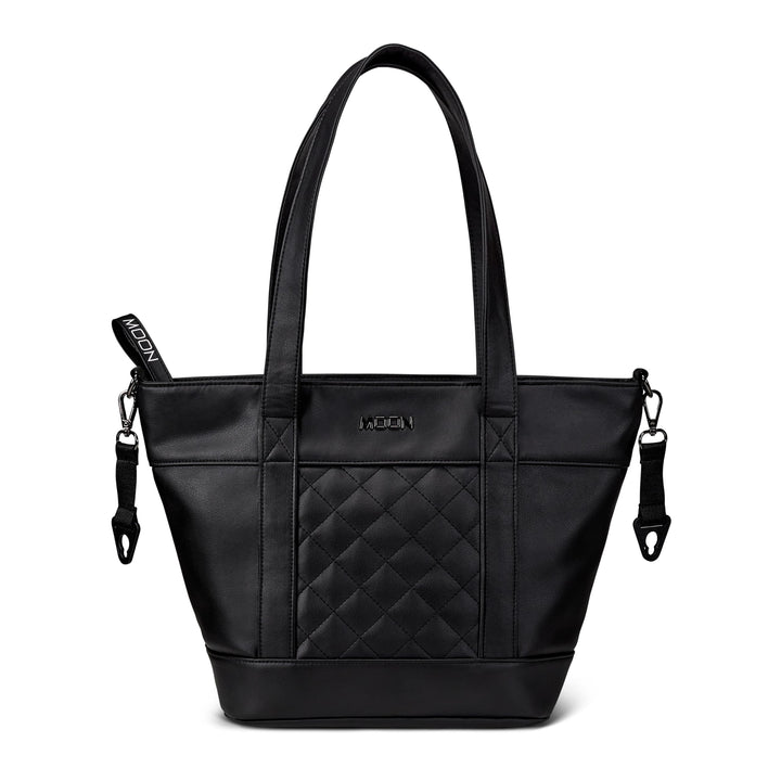 MOON Wickeltasche V-Shape black leather