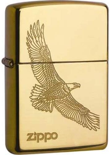 Zippo 1150001 60001332 Eagle Brass Feuerzeug, Messing, Eagle Brass