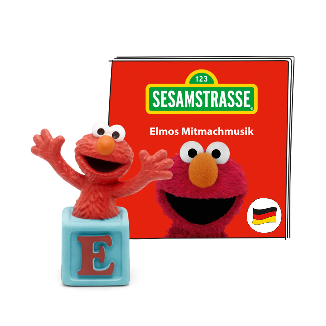 tonies Hörfigur für Toniebox, Sesamstrasse – Elmo, Hörspiel mit Liedern für Kinder ab 3 Jahren, Spie