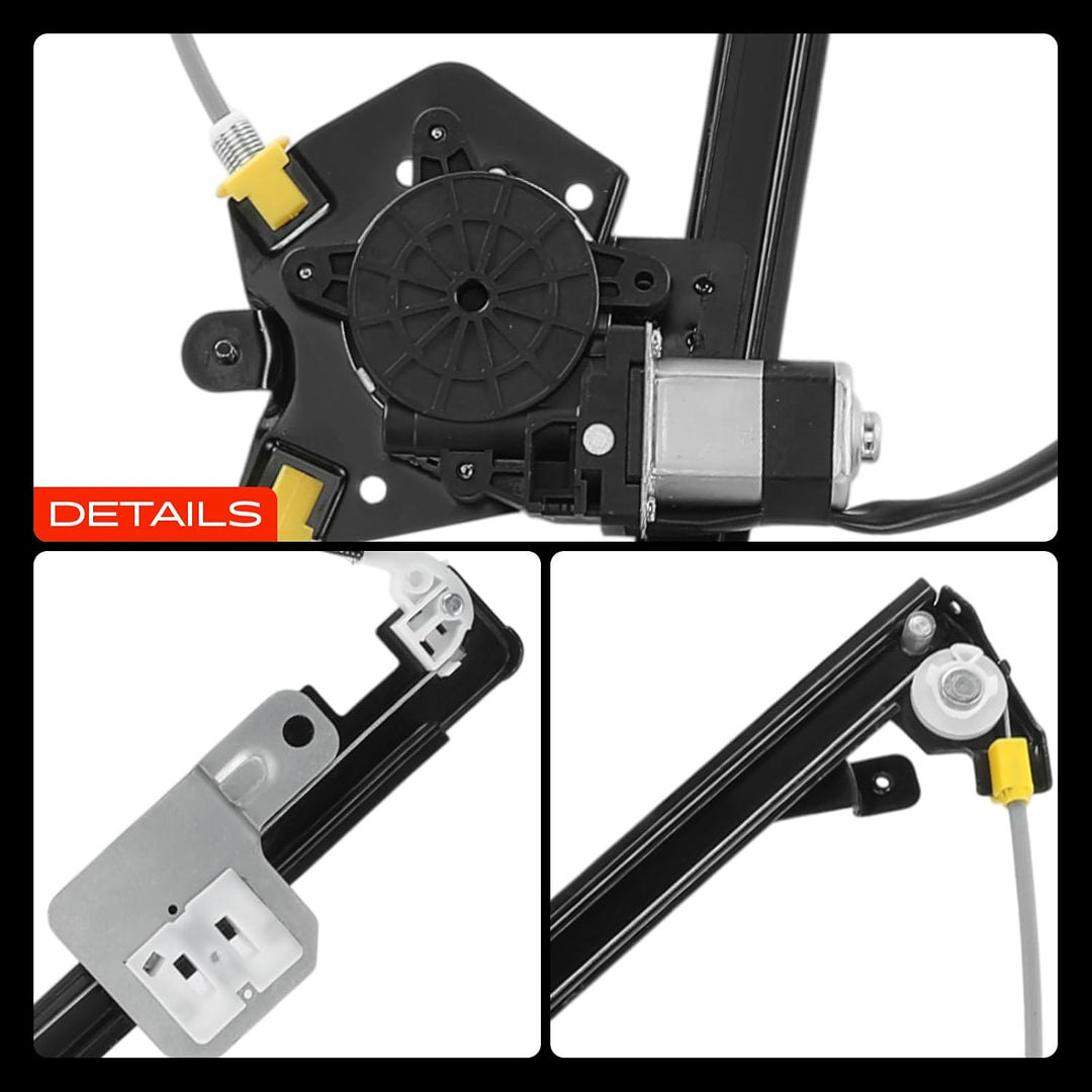 Frankberg 2x Fensterheber Elektrisch Mit Motor 2-Polig Vorne Links Rechts | A1687201246; Kompatibel