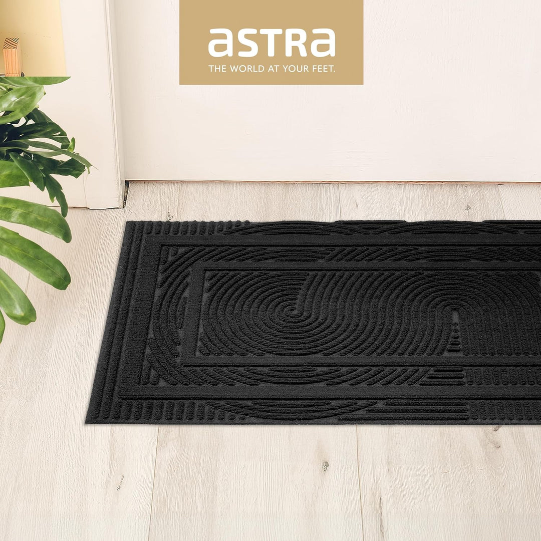 Astra Fussmatte aussen rutschfest - Schmutzfangmatte wetterfest - Outdoor Türmatte schmutzabweisend