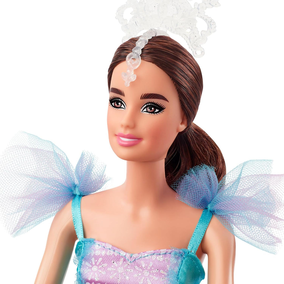Barbie Signature Ballet Wishes Puppe (brünett, ca. 30 cm), beweglich, mit Ballerinakostüm, Tutu, Spi