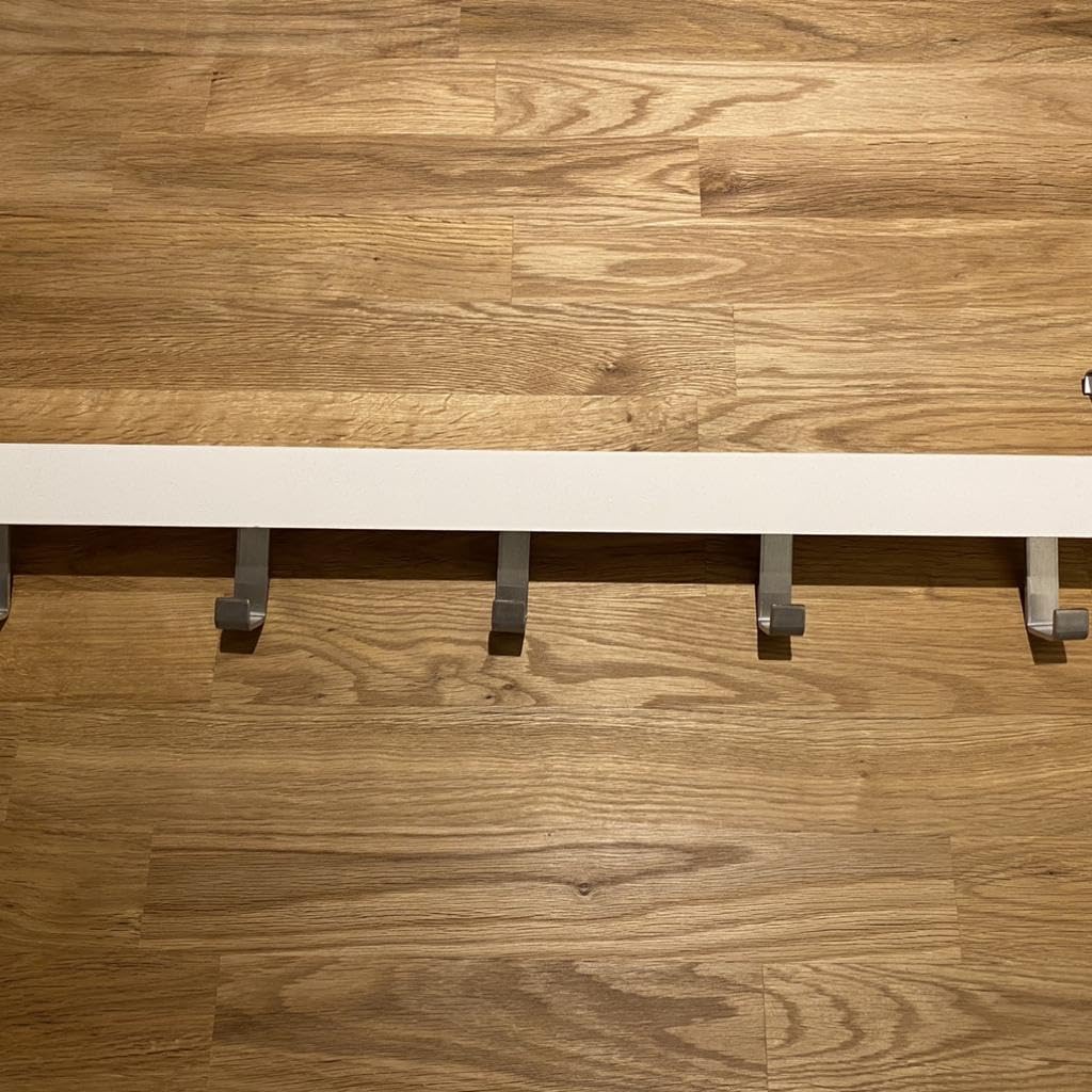 Ikea TJUSIG Wandaufhänger für Tür/Wand, 60 cm, Weiss