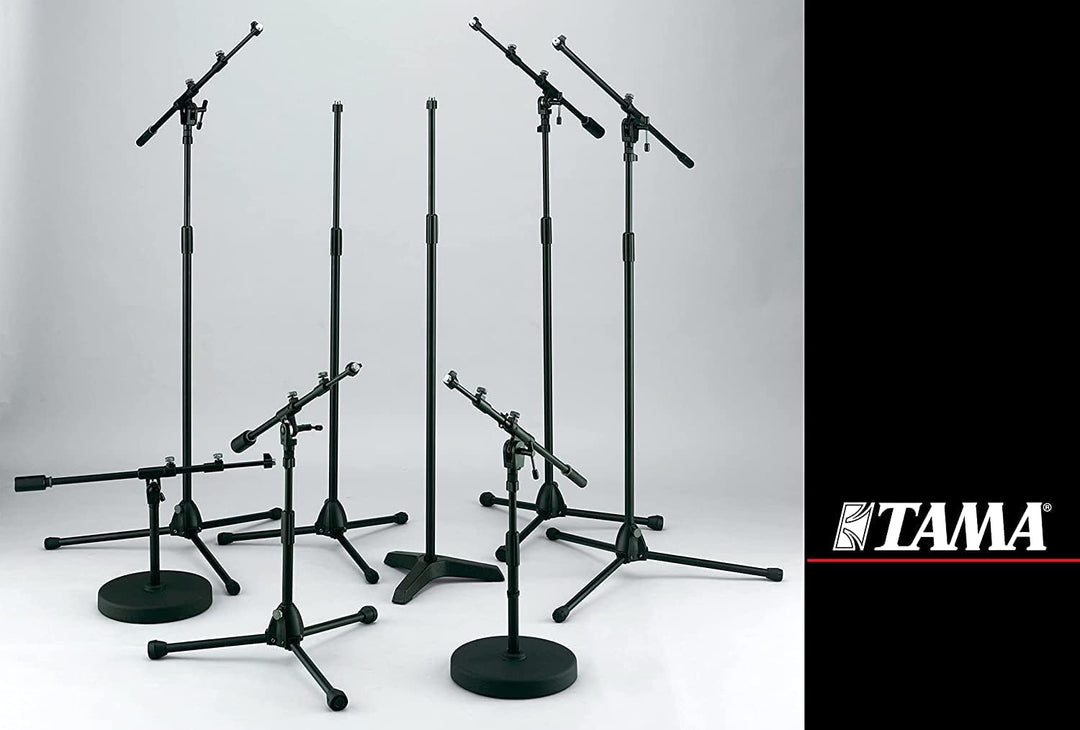 TAMA Standard Series Galgen Mikrofonständer - klein Schwarz (MS205STBK) mit Galgen, mit Galgen