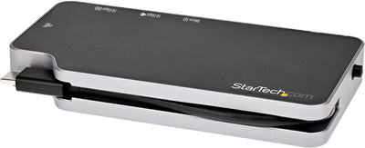 StarTech.com USB-C Multiport Adapter - USB-C auf 4K HDMI oder VGA mit 100W Power Delivery Pass-Throu
