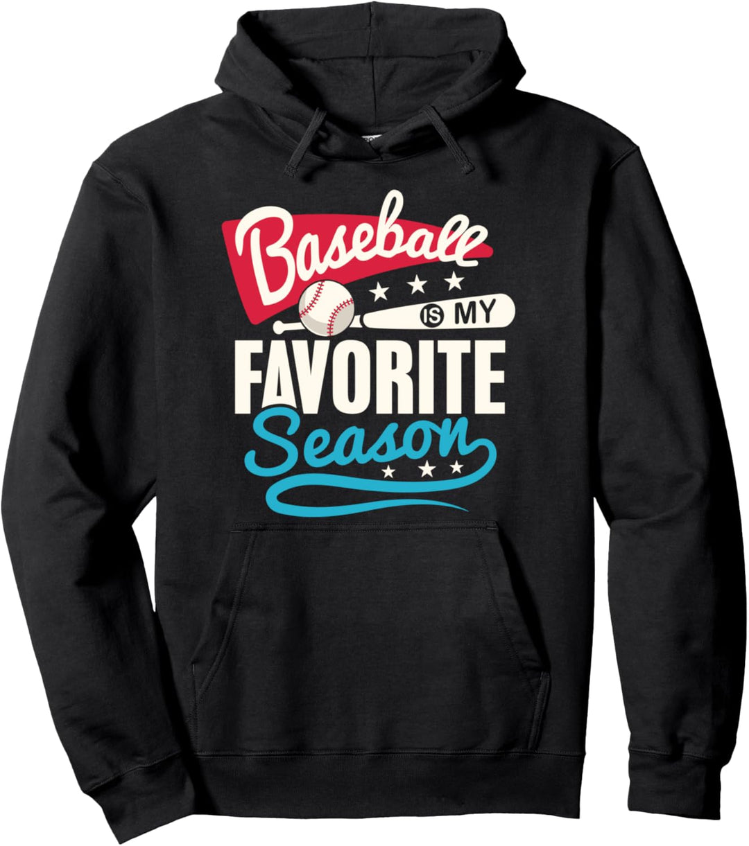 Baseball Season ist mein Lieblings-Saison-Fan-Shirt Pullover Hoodie