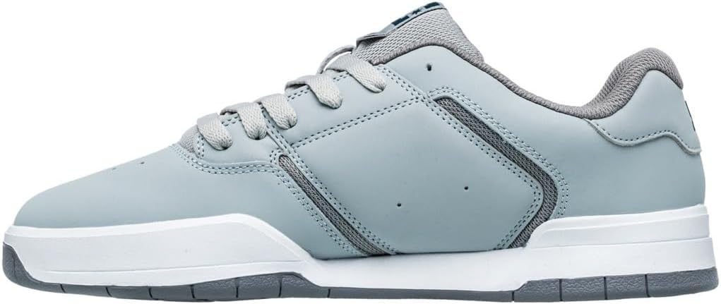 DC Shoes Herren Central CasualSkate-Schuh 41 EU Grey Grey Blue, 41 EU Grey Grey Blue