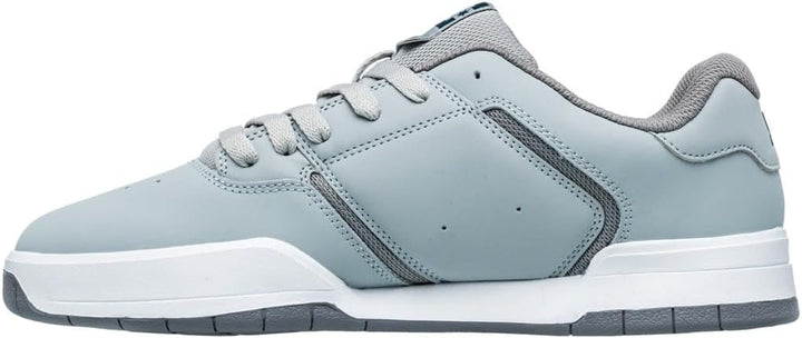 DC Shoes Herren Central CasualSkate-Schuh 41 EU Grey Grey Blue, 41 EU Grey Grey Blue