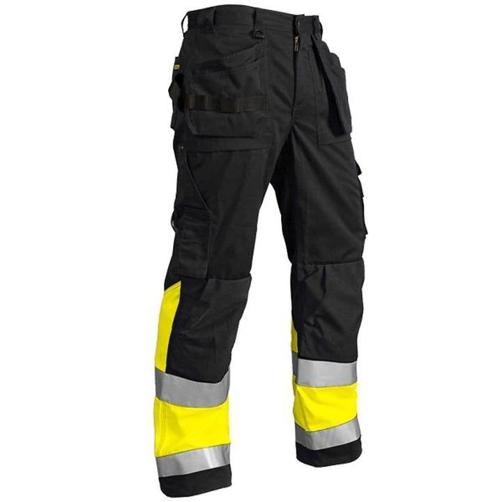 Blaklader 15291860 Hose mit hoher Sichtbarkeit, Schwarz/Gelb, grootte D116 D116 Black / Yellow, D116