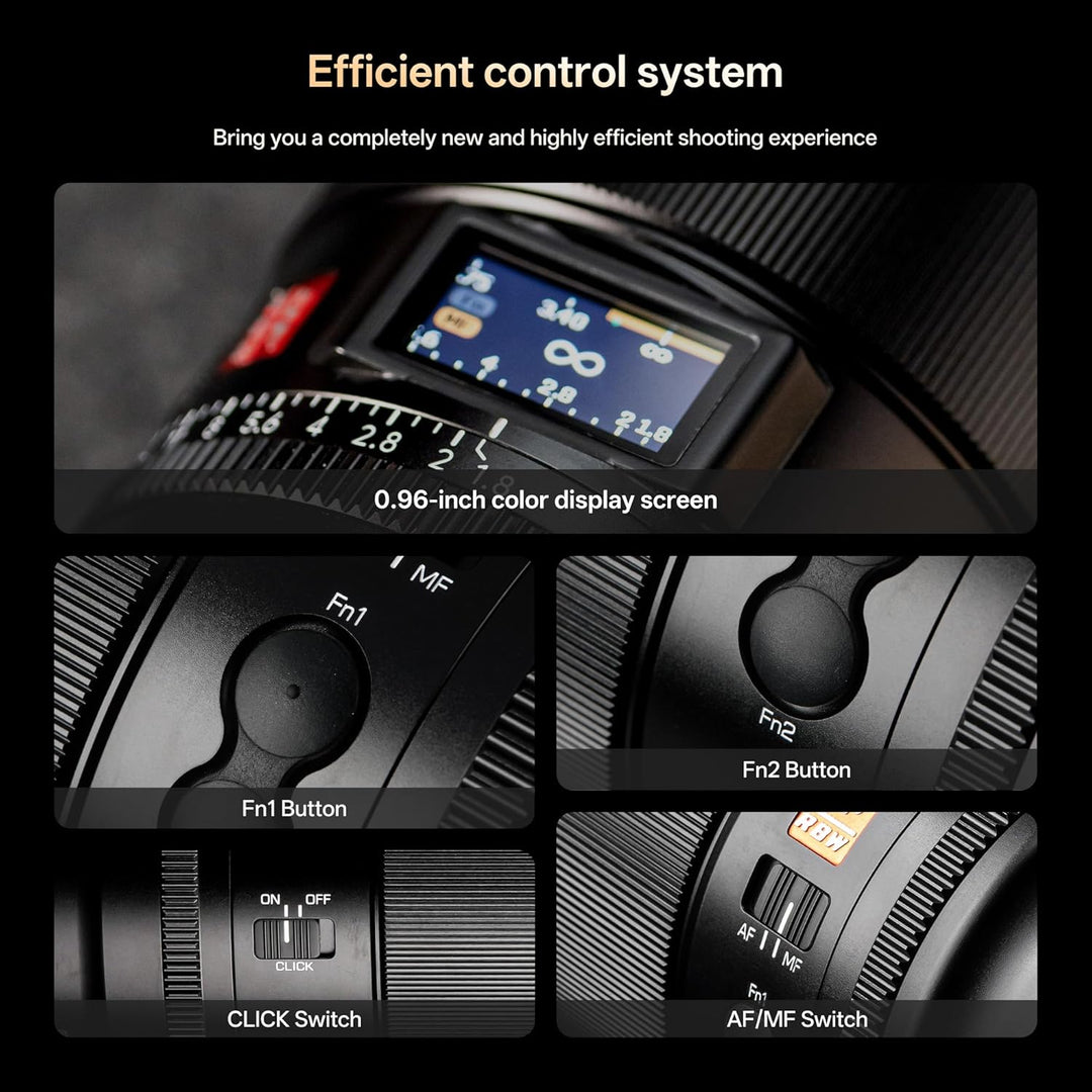 VILTROX AF 16mm F1.8 FE Objektiv für Sony E Mount, grosse Blende F/1.8 Vollformat-Weitwinkelobjektiv