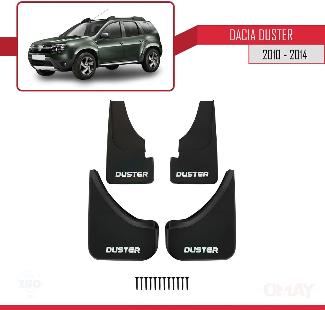 RE&AR Tuning Kompatibel mit Dacia Duster (HS) Pre-Facelift 2010-2013 Auto Kotflügel Vorne Hinten Sat
