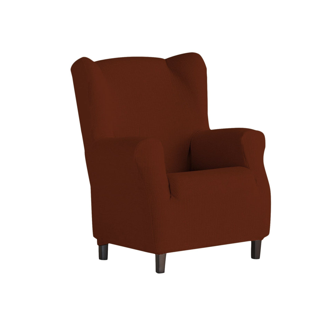 Eysa Dorian elastisch Sofa überwurf ohrensessel, Chenille, 09-orange, 37 x 9 x 29 cm, 09-orange