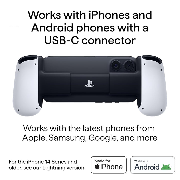 BACKBONE One Mobiler Gaming-Controller für das Android & iPhone 15/16 Series (USB-C) - PlayStation E