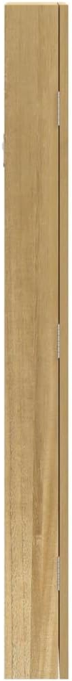 vidaXL Schmuckschrank mit Spiegel Wandmontage, Spiegelschrank mit Haken Bügeln Ablagen, Wandschrank