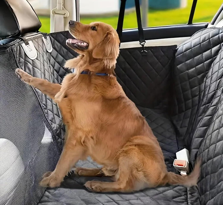 Auto Accessori Lupex Autositzbezug für Hunde, Rücksitzabdeckung für Haustiere, Oxford-Gewebe, rutsch