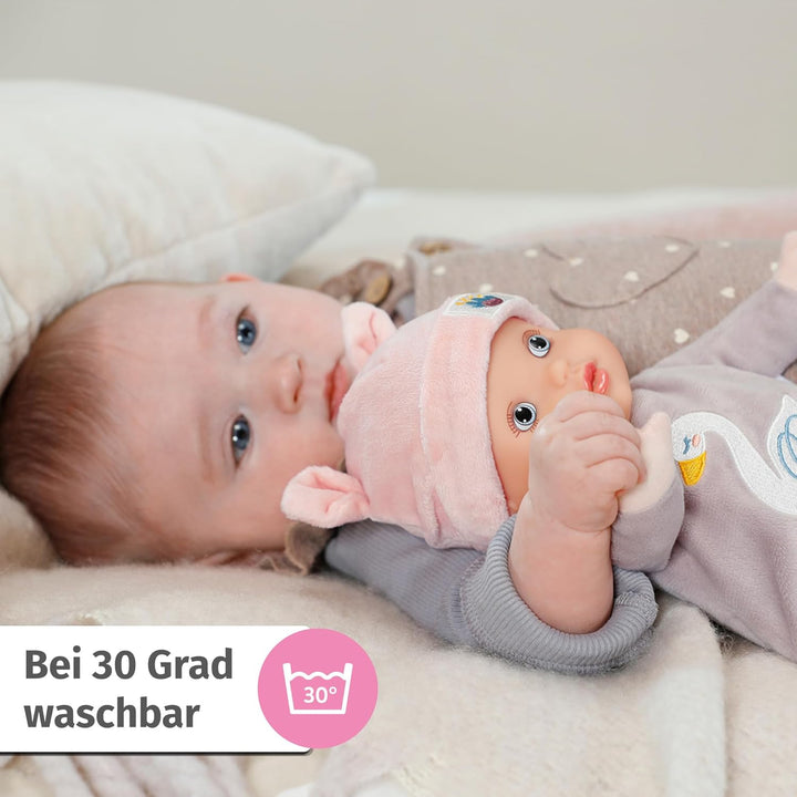 Baby Annabell for Babies Sweetie Mauve 30cm, weiche 30cm grosse Puppe aus Stoff mit integrierter Ras