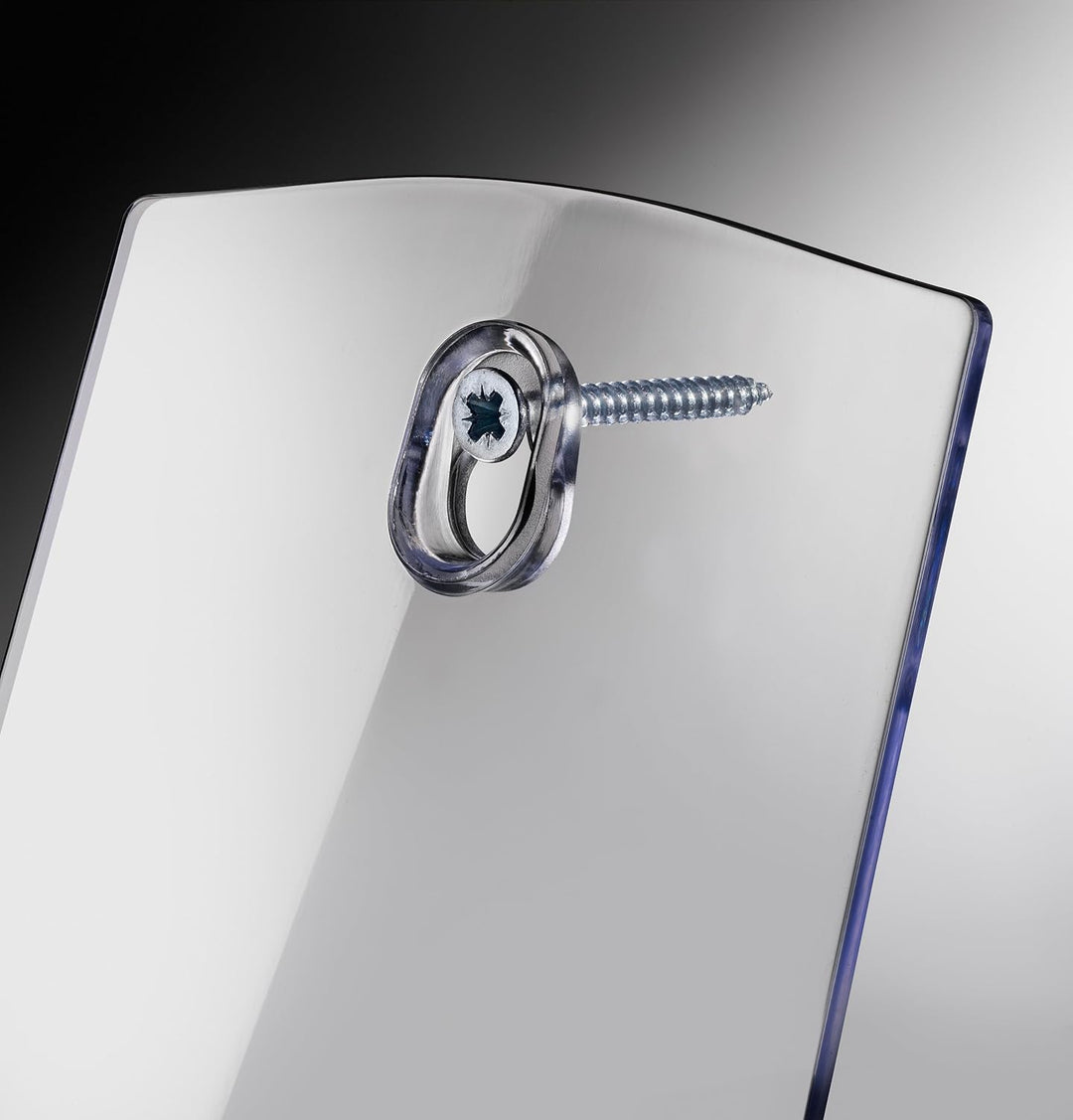 SIGEL LH112 Tisch-Prospekthalter DIN A5 aus hochwertigem Acryl, 4-er Pack - Prospektständer - Flyerh