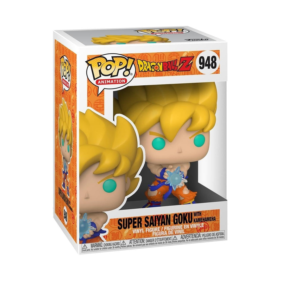 Funko Pop! Animation: DBZ S9- SS Goku mit Kamehameha Wave - Dragon Ball Z - Vinyl-Sammelfigur - Gesc