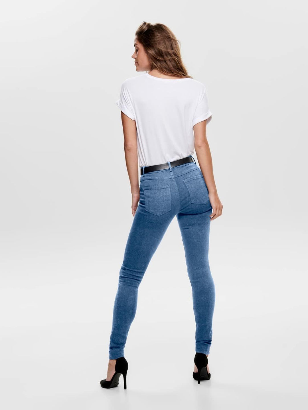 ONLY Female Skinny Jeans ONLROYAL Mittlere Taille Skinny Fit Jeans XS / 34L Blau (Medium Blue Denim)