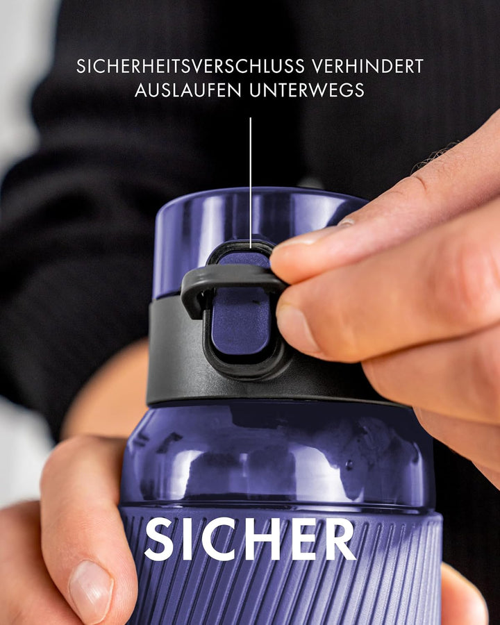 ZWILLING Trinkflasche BPA-frei, Wasserflasche für Fitness, Freizeit und Büro, Sportflasche aus Trita