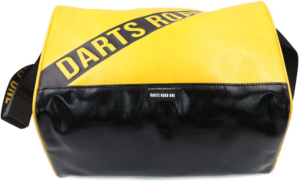 CUESOUL Darts Road ONE Serie PU Tasche Tasche-gelb mit Schwarz FZ.BB-03, Tasche-gelb mit Schwarz FZ.