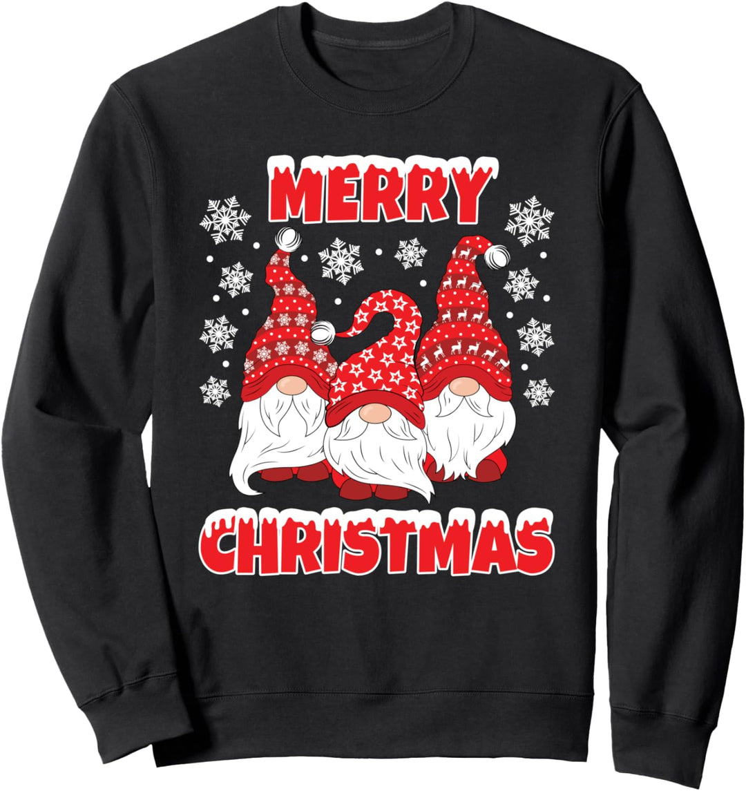 Merry Christmas Lustige Weihnachtswichtel Xmas Wichtel Sweatshirt