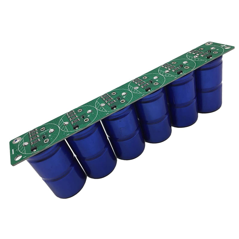 Uadme Super Farad Kondensator, 6pcs/Set 16V 83F Super Farad Kondensator Einreihig 2,7V 500F Elektrol