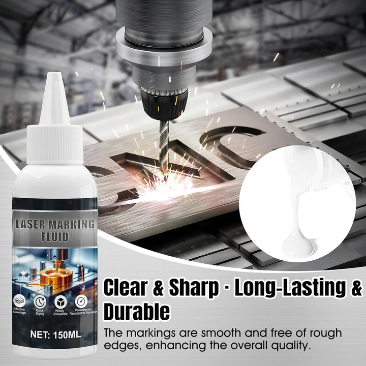 Lasermarkierungsflüssigkeit, Laser Marking Fluid, Laser Markierungsspray für Metallmarkierung, Schne
