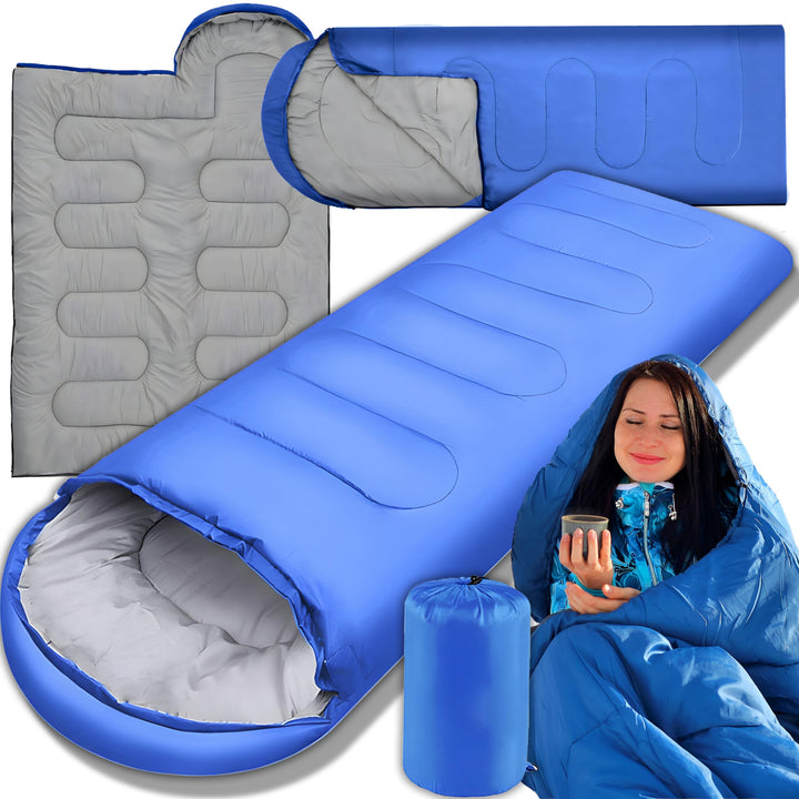 Retoo Schlafsack Outdoor Camping Deckenschlafsäcke Wasserabweisend Sleeping Bag für Rucksackreisen R