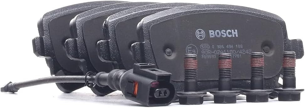 Bosch BP1018 Bremsbeläge - Hinterachse - ECE-R90 Zertifizierung - vier Bremsbeläge pro Set