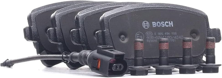 Bosch BP1018 Bremsbeläge - Hinterachse - ECE-R90 Zertifizierung - vier Bremsbeläge pro Set