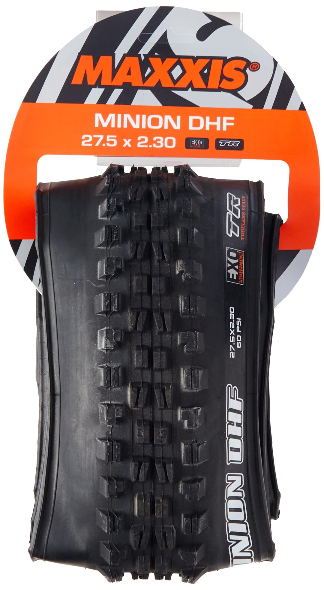 Maxxis Minion Unisex Bicycle Tyres, Unisex, 1243-TB85976000 27.5 x 2.50" 63-584 Schwarz, 27.5 x 2.50
