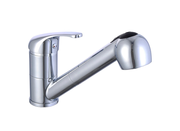 Küchenarmatur ROM, ausziehbare Brause, chrom