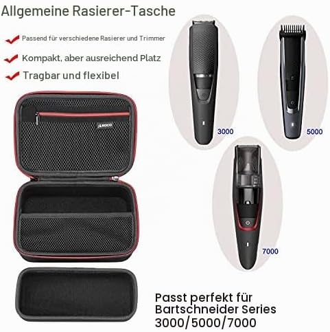 RLSOCO Tasche Für Philips Barttrimmer BT5515/15 &amp; BT3206/14 &amp; BT5515/20 &amp; BT3216/14 &amp; BT5502/13 Bart