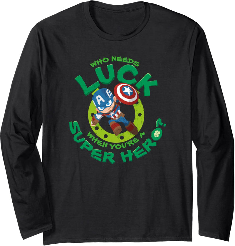 Marvel Captain America Who Needs Luck St. Patrick&