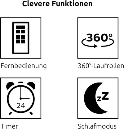 TechniSat TECHNIPOLAR 2 S - mobiles Klimagerät mit Abluftschlauch (bis 25 qm Raumgrösse, 9000 BTU/h