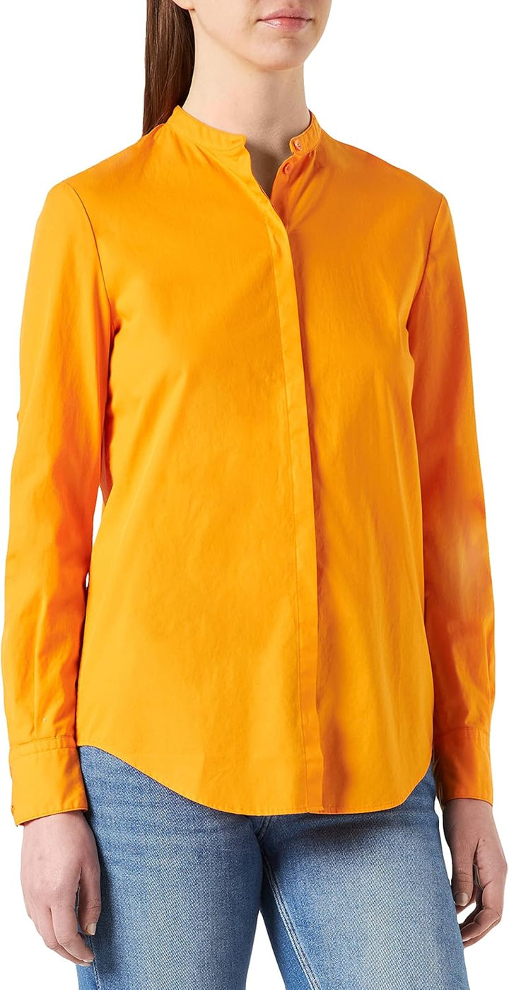 BOSS Damen C_Befelize_19 Bluse, Medium Orange815, 32